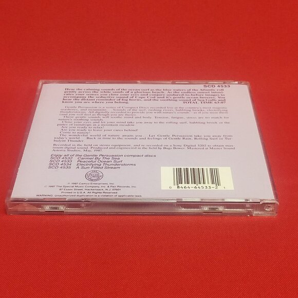 Gentle Persuasion The Sounds of Nature Peaceful Ocean Surf CD 1987 - Picture 4 of 8